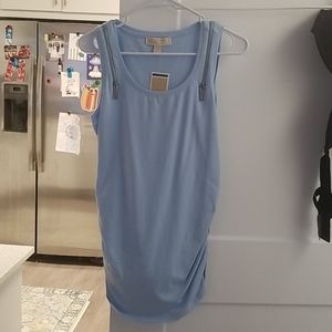 Michael Kors blue tunic NWT